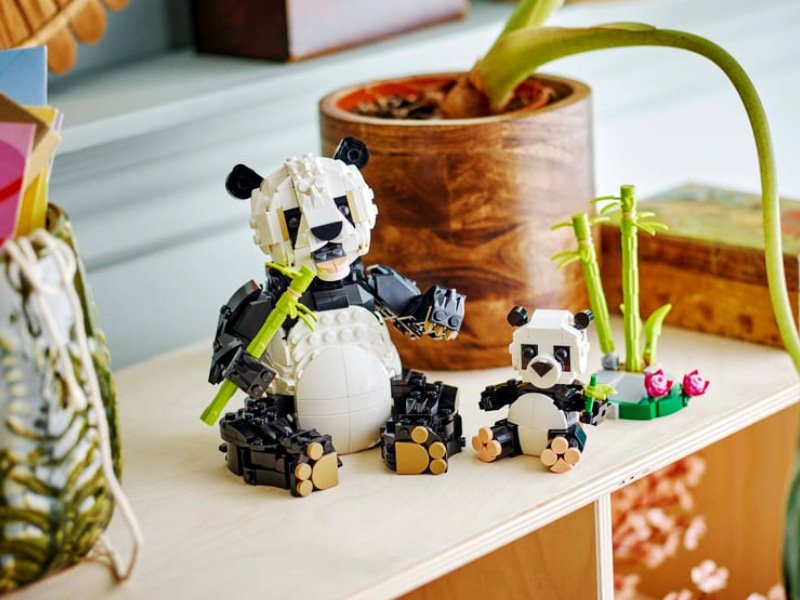 LEGO Famille de pandas 3-en-1
