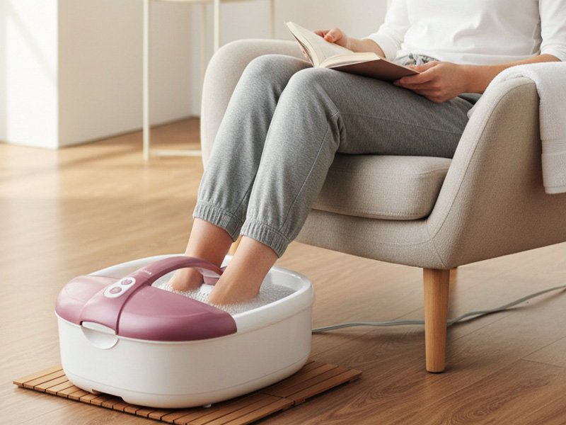 Bain de pieds massant