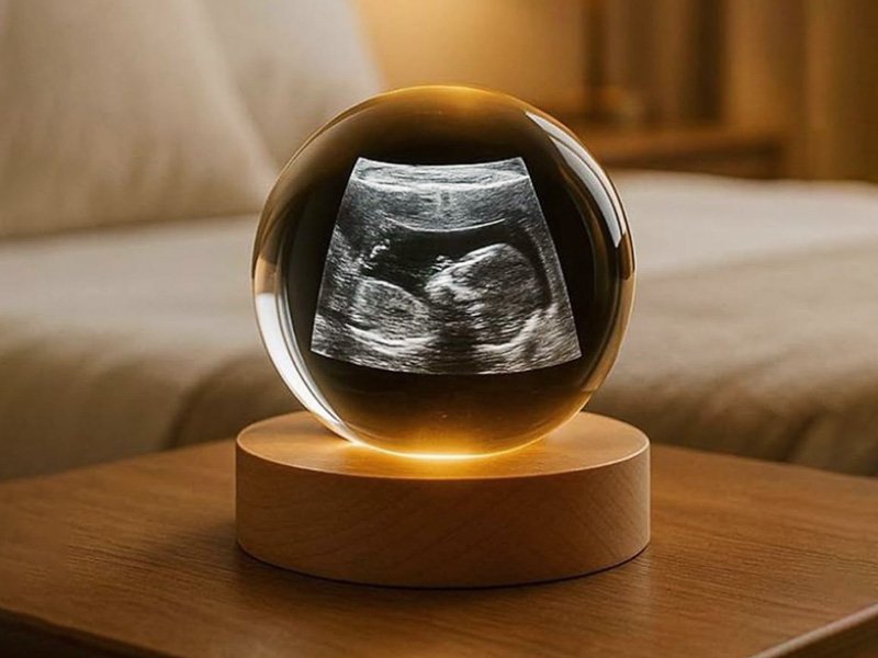 Boule de cristal avec l’échographie