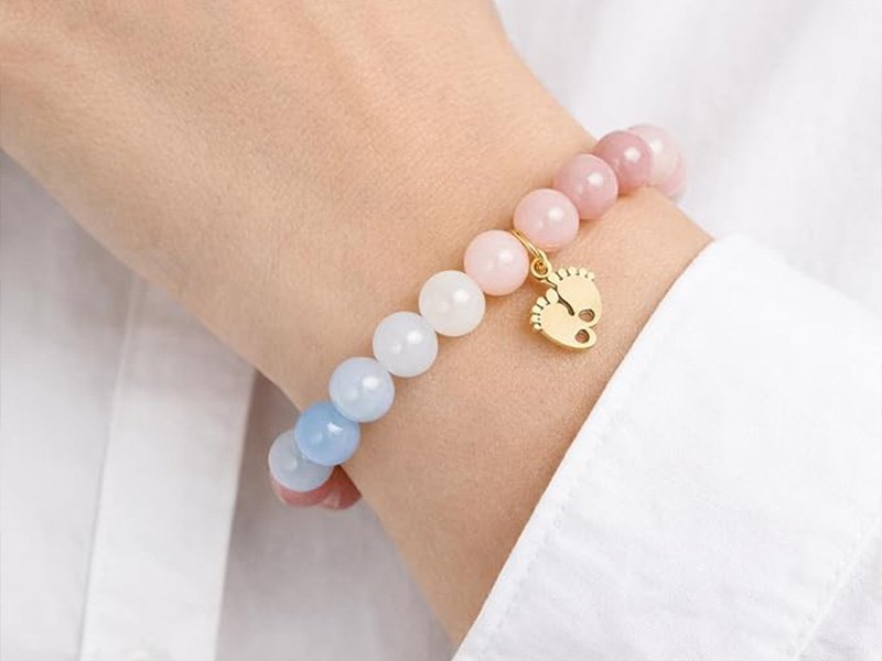 Bracelet future maman pied de bébé