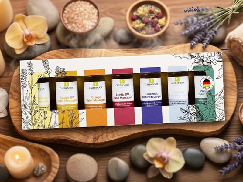 Coffret d’huiles de massage