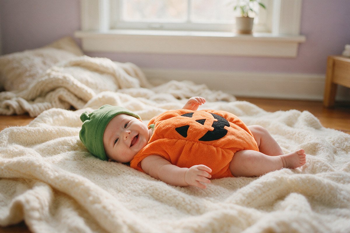 Halloween avec bébé : déguisements faits maison et activités par âge