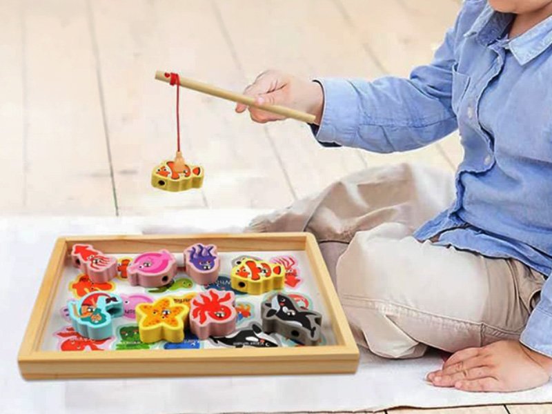 Jeu de pêche magnétique
