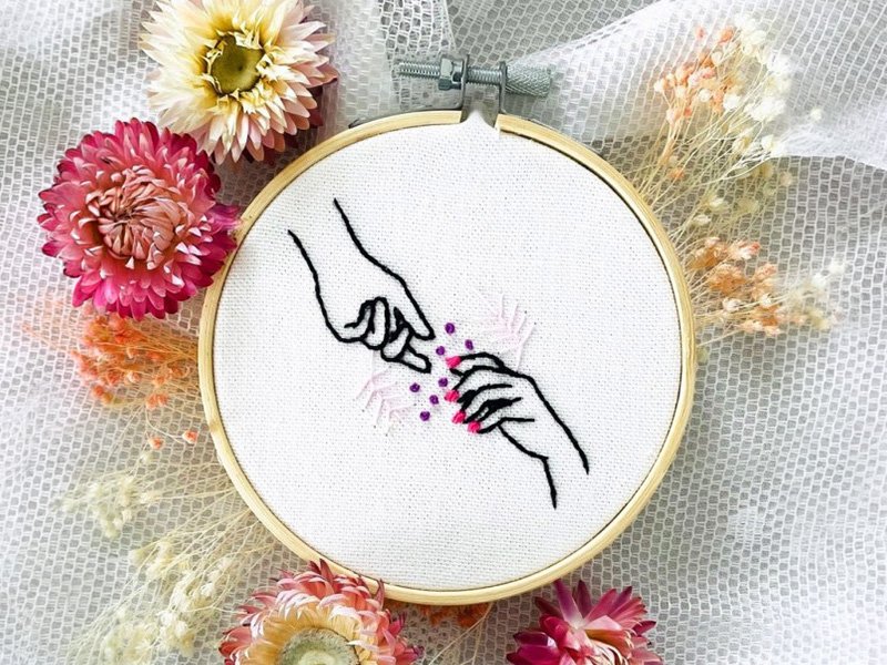 Kit de broderie pour débutante