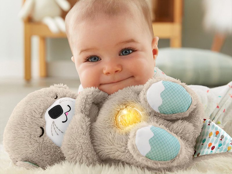 Peluche apaisante qui respire
