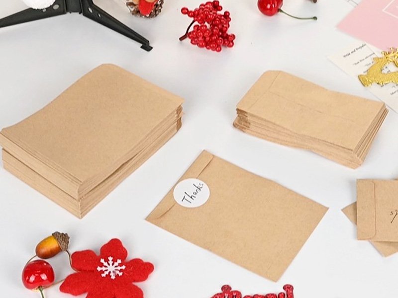 Petits sachets plats en papier kraft pour cadeaux d’invités
