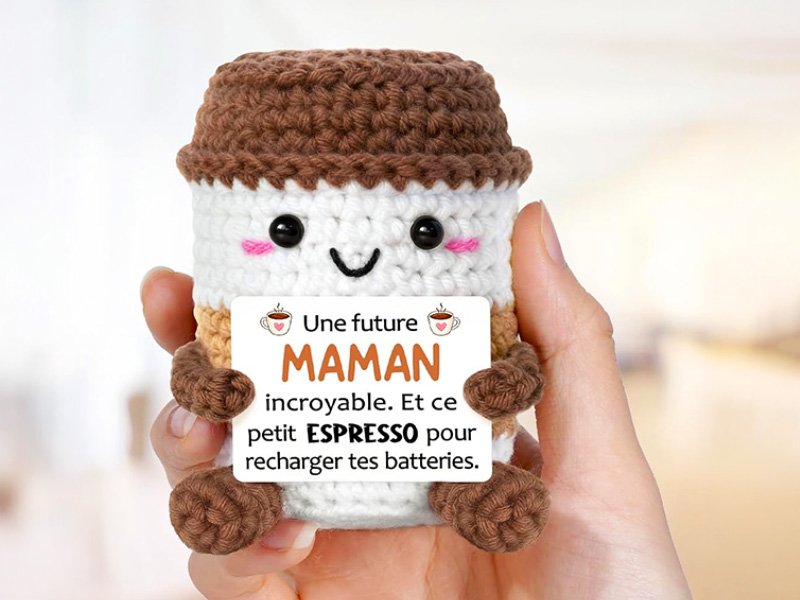 Tasse espresso crochetée