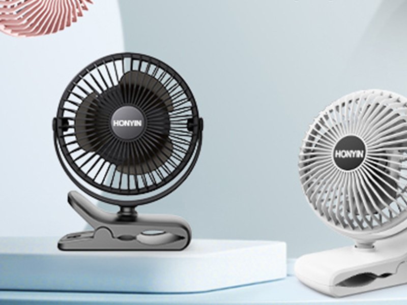 Ventilateur à pince pour poussette
